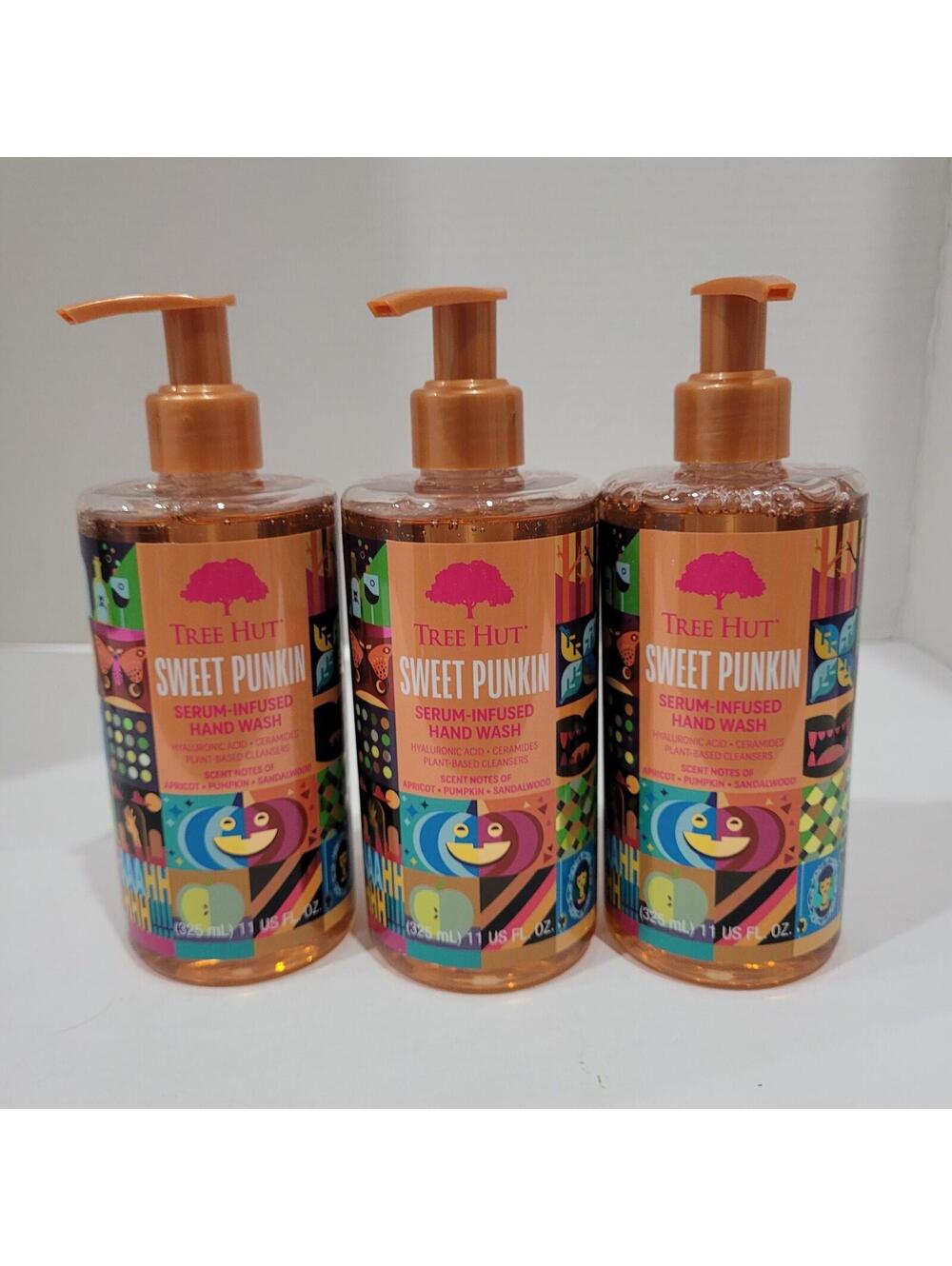 3pk - Tree Hut Sweet Punkin Serum Infused Hand Wash | 11 Fl Oz (Pack of 1)
